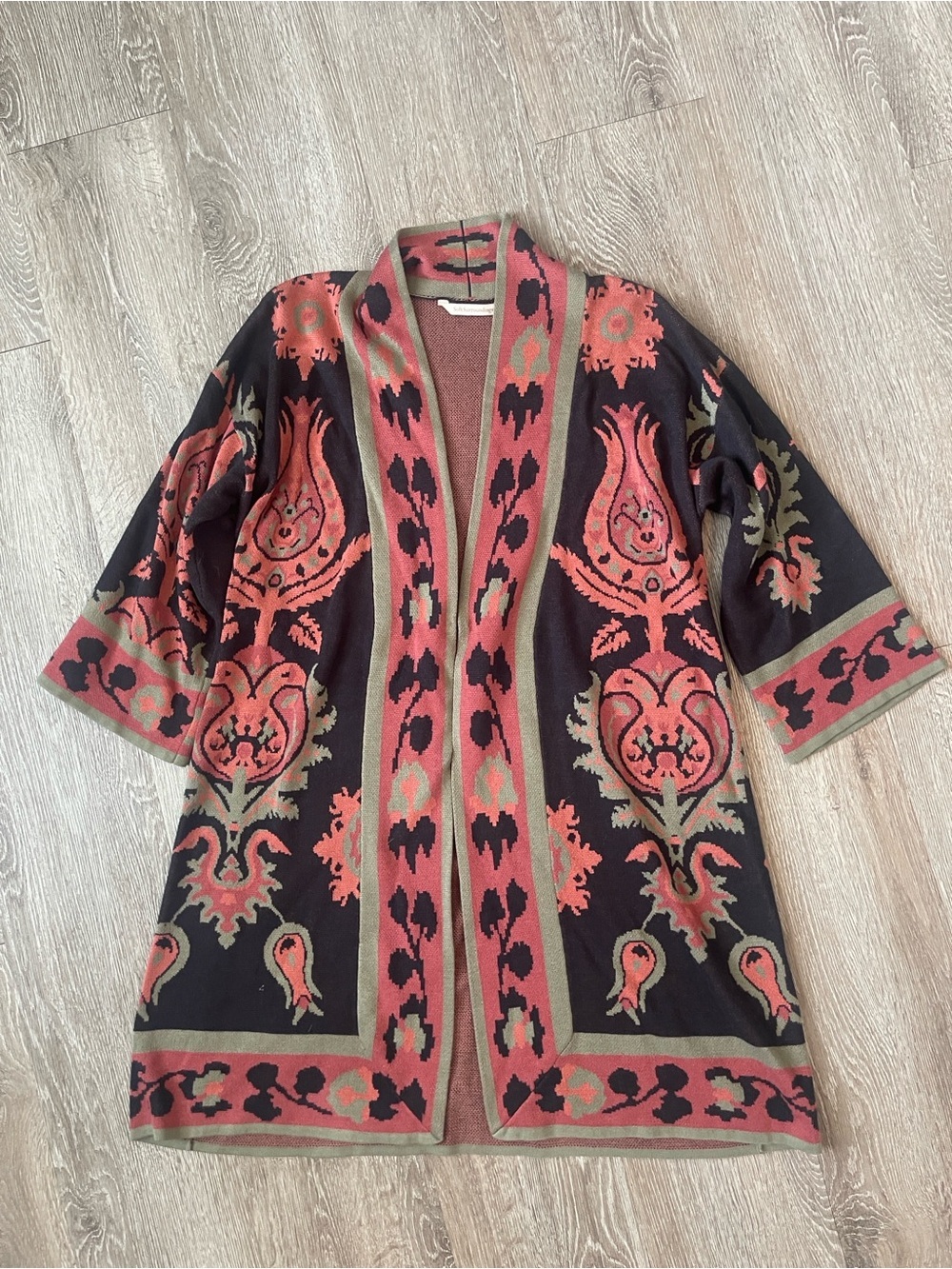 Soft Surrounding Icon Sweater Cardigan Aztec print business casual xs